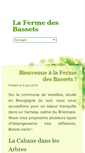 Mobile Screenshot of lafermedesbassets.fr