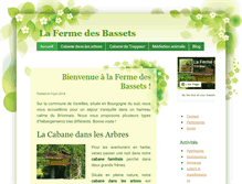 Tablet Screenshot of lafermedesbassets.fr